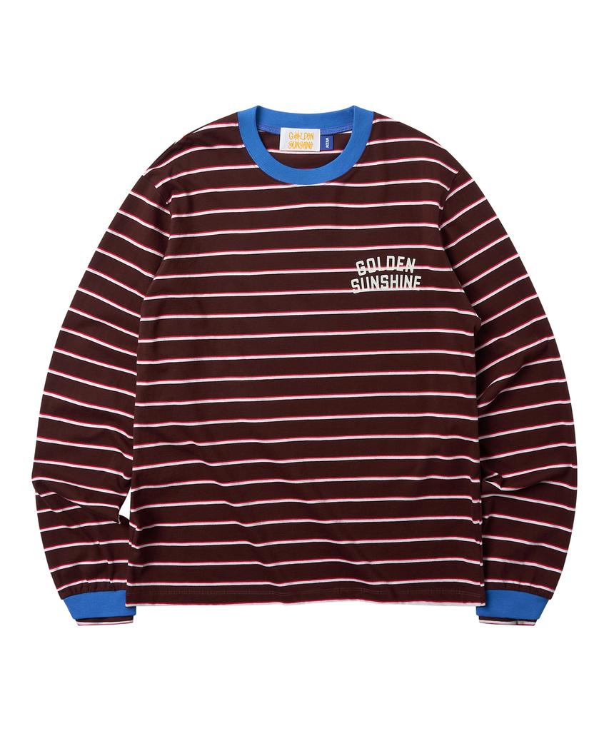 GOLDEN SUNSHINE American Long Sleeve Tee_Brown