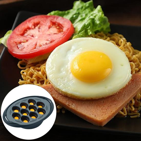 Вставка для варки яиц на 10 отверстий для аэрофритюрницы-духовки TM4/TM5/TM31, высокоемкостная, из пищевого материала, не содержит БФА, чашки для варки яиц пашот, можно мыть в посудомоечной машине