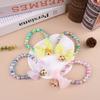 Colorful Cat Puppy Collar Princess Style Cat Neck Chain Cute Pet Pearls Bowknot Necklace  Puppy