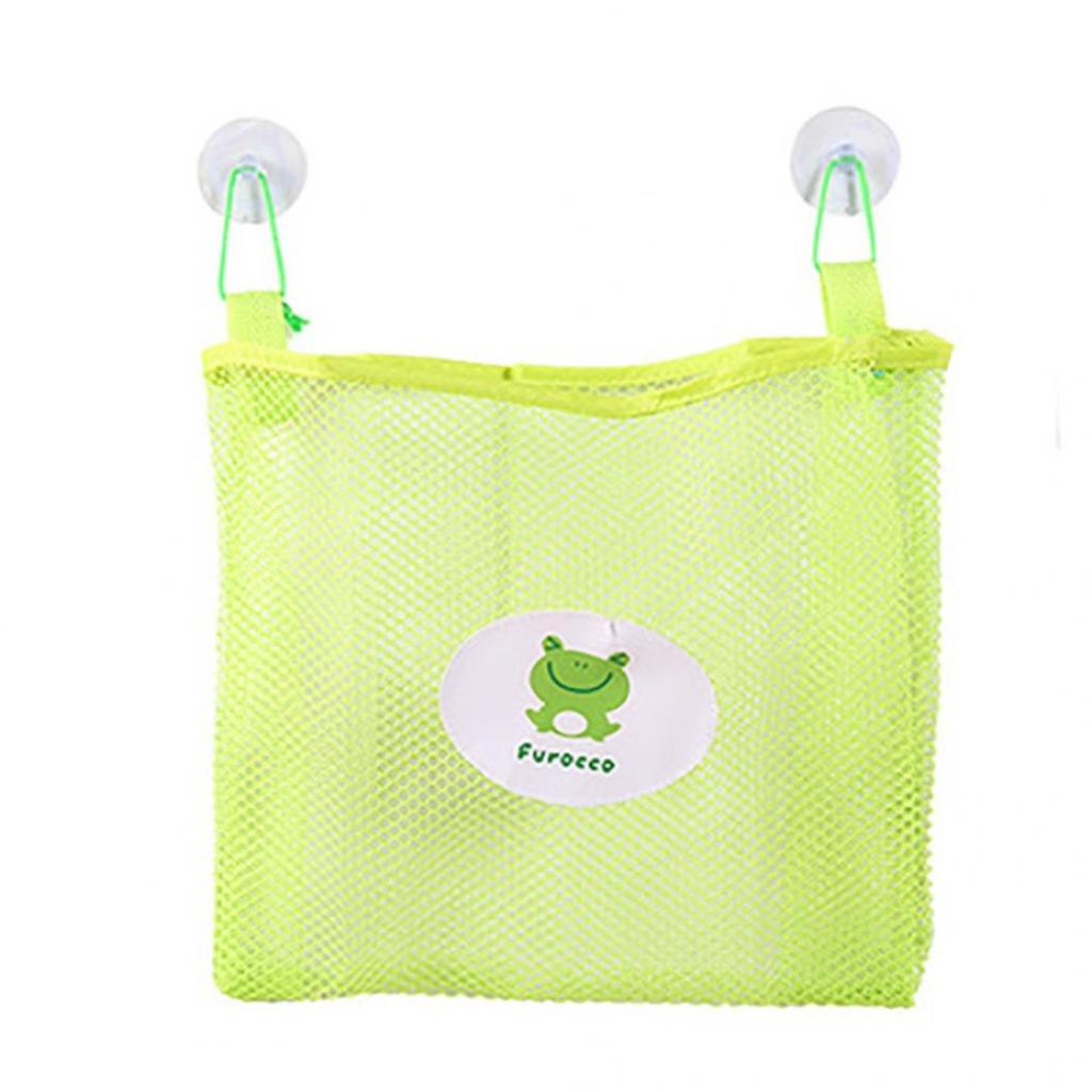 Bathroom Organizer Net Baby Bath Time Tidy Storage Toy Suction Cup Mesh Bag MIT