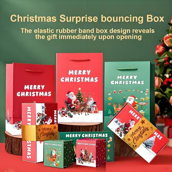 Surprise Gift Explosion for Money 12 Folding Bouncing Red/Green Envelope Gift