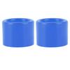 2PCS Fishing Rod Holder Tube Insert Protector Rubber Tube Cap for 2 Inch Tube Fishing Rod Rack Blue