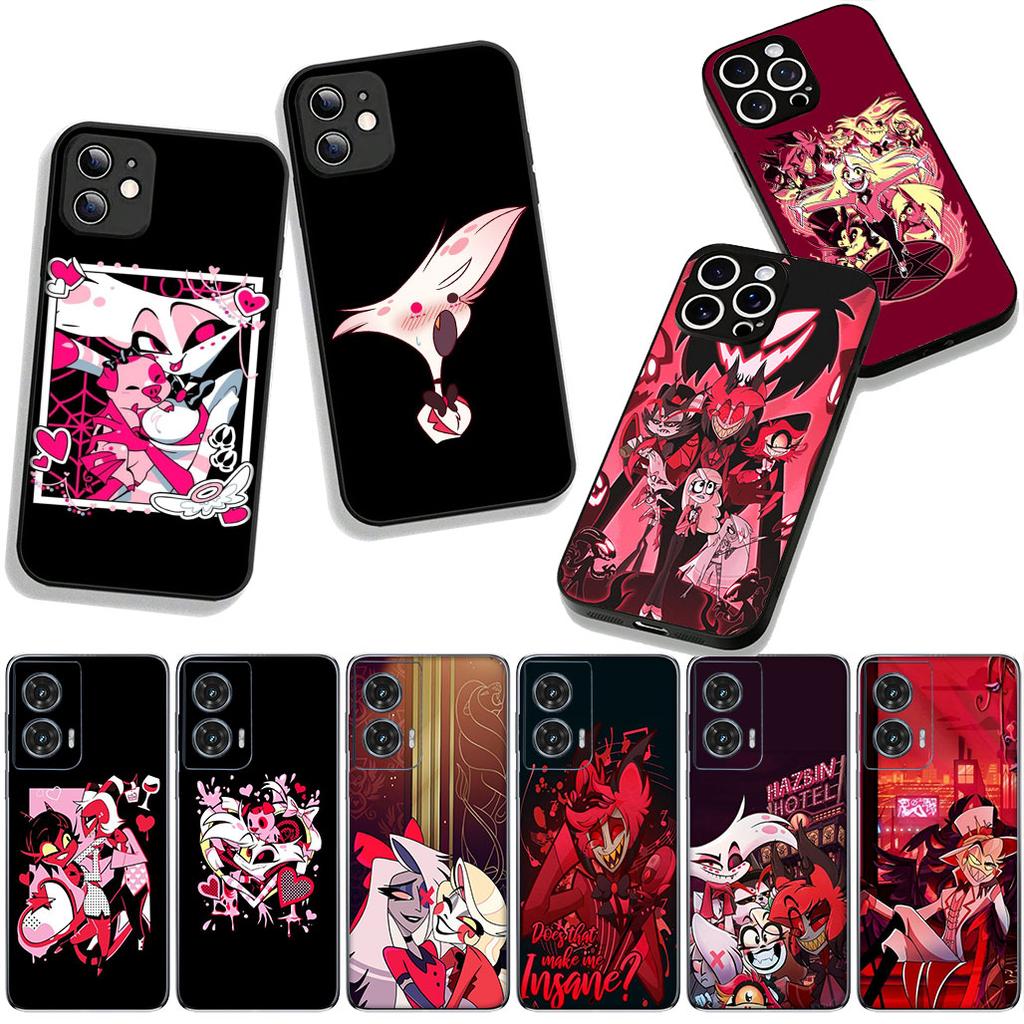 H-Hazbin Hotel Charile Angel Dust for Samsung Galaxy A36 A17 A26 A07 A35 A54 A53 A13 A33 A34 S8 S9 S20 S21 FE S10 Plus Case