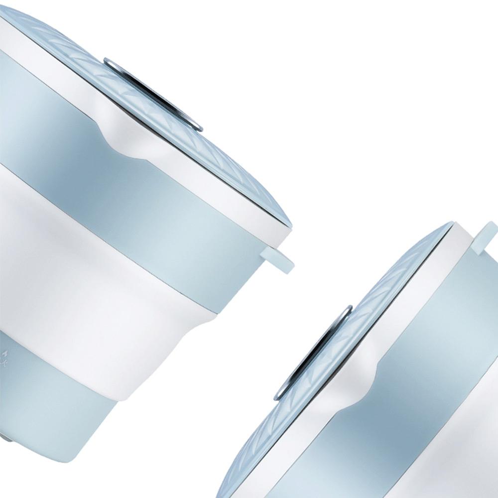 Складная кастрюля, портативная электрическая кастрюля для кемпинга, путешествия, дома, многофункциональная плита