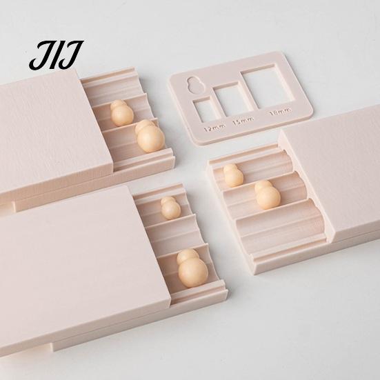 Crafting Tools for Jewelry Polymer Clay Ball Maker Mold Making, 12/15/18mm Sphere Shaper Modeling Tool Beginners Roller DIY Earrings And Beads,