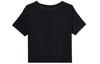 Nike T Shirts Women's Black Crew Neck Moderate DM7026-010