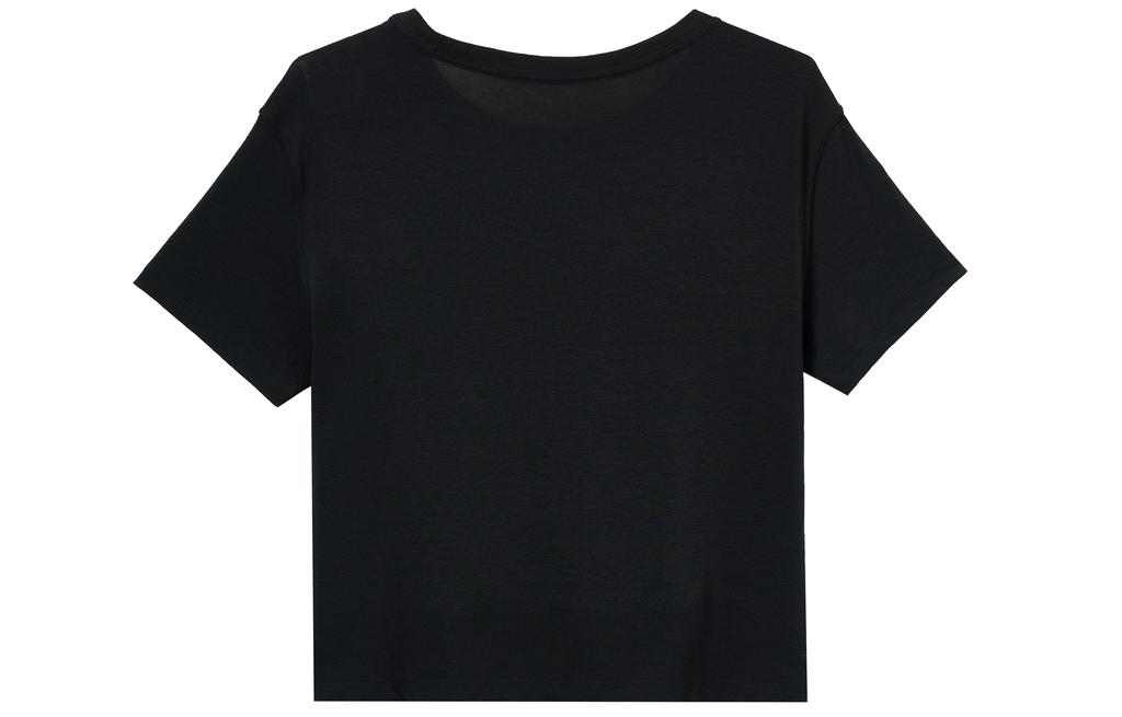Nike T Shirts Women's Black Crew Neck Moderate DM7026-010