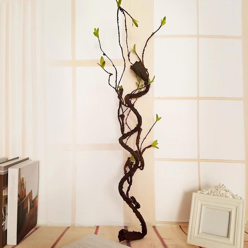 100cm Floral Arrangements Flexible with Leaves DIY Tree Rattan Wall Hanging Vine Branch Home Decor Artificial Plants