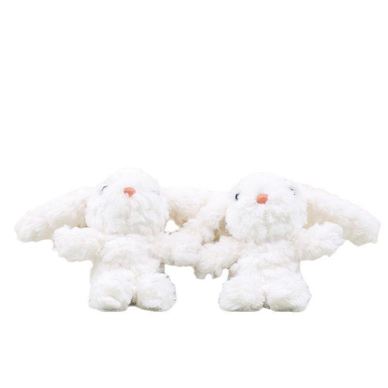 Adorable Plush Bunny Rabbit Keychain Soft Stuffed Animal Doll For Bags Keys