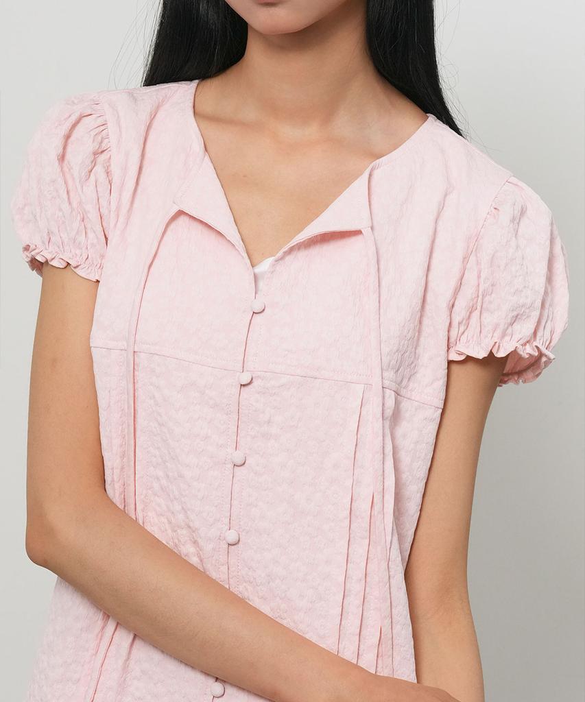 General Idea Floral Cap Sleeve Mini Dress [Pink] / Gf2Lop522