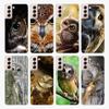 Camouflage Owl Animal For Samsung Galaxy S22 Pro S21 S20 FE Ultra S10 S10E Lite S9 S8 Plus S7 S6 Edge Soft Phone Case
