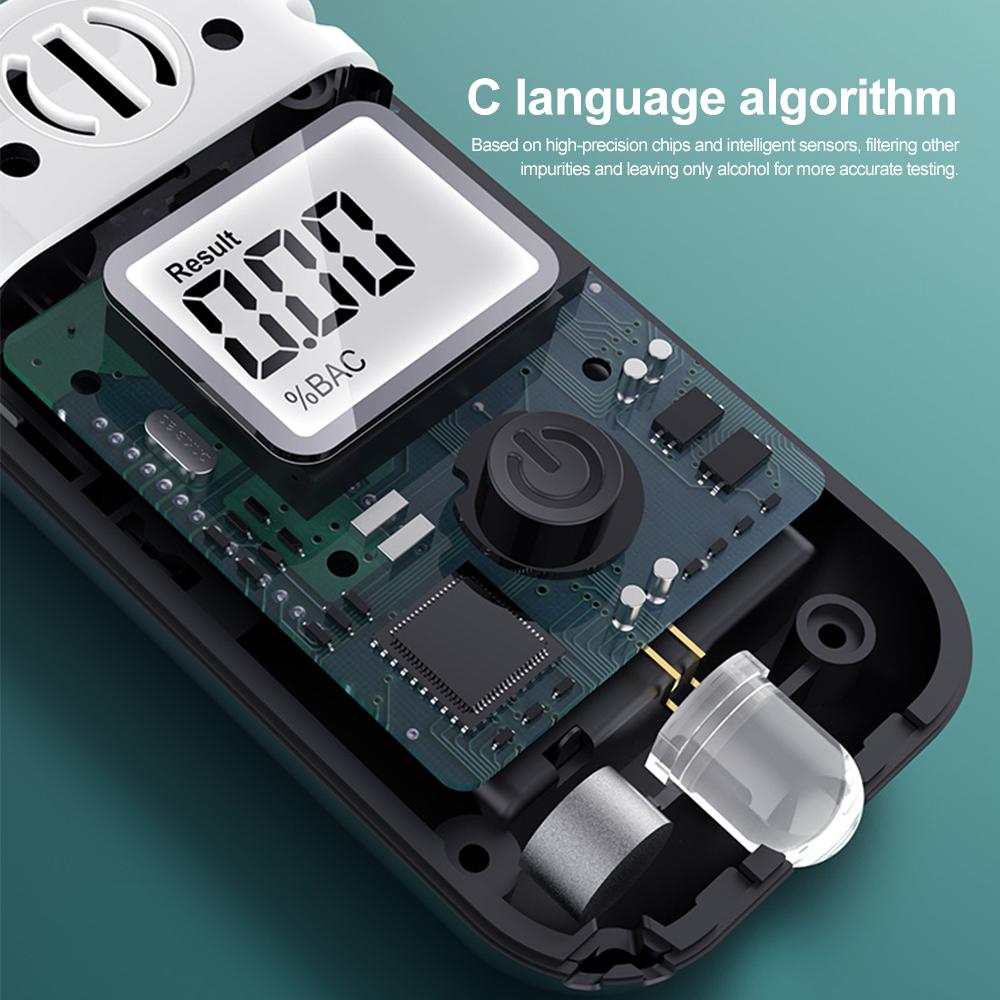 Бесконтактный алкотестеры Профессиональный цифровой алкотестер Полицейский алкотестер Алкометр Анализатор алкоголя Тест на вождение в нетрезвом виде