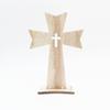 10 PCS Wooden Cross Crafts Creative Festival Accessories Wooden Set Cross Craft Ornament