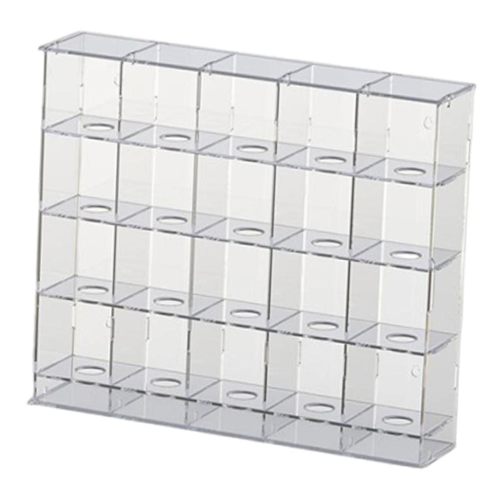 Acrylic Golf Ball Display Rack Showcase Gift Practical Clear Golfball Holder 20 Grids