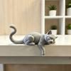 Фигурка ленивого спящего кота 3D-печать Мягкая Милая Настольное украшение Моделирование Настольное украшение для крепления на монитор
