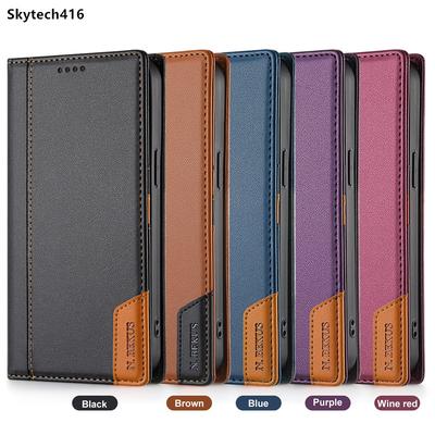 Для Redmi 14C 14R Note 10 11 11S 12 12R 12S 13 14 Pro Plus Max 4G 5G Кожаный чехол-книжка Высокое качество Слот для карт Подставка Обложка-кошелек Чехол