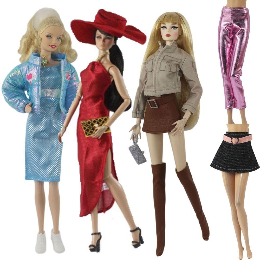 Модная повседневная одежда разных стилей, аксессуары для кукол, одежда для девочек своими руками для кукол BJD 1/6