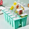 Popsicle Manufacturing Handmade Home Kitchen Popsicle Mold Making Reusable Simple Silicone Mold Food Grade