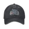 Mewgenics This Cat Is Trash Baseball Cap Retro Distressed Denim  Sun Cap Unisex Outdoor Activities Gift Caps Hat