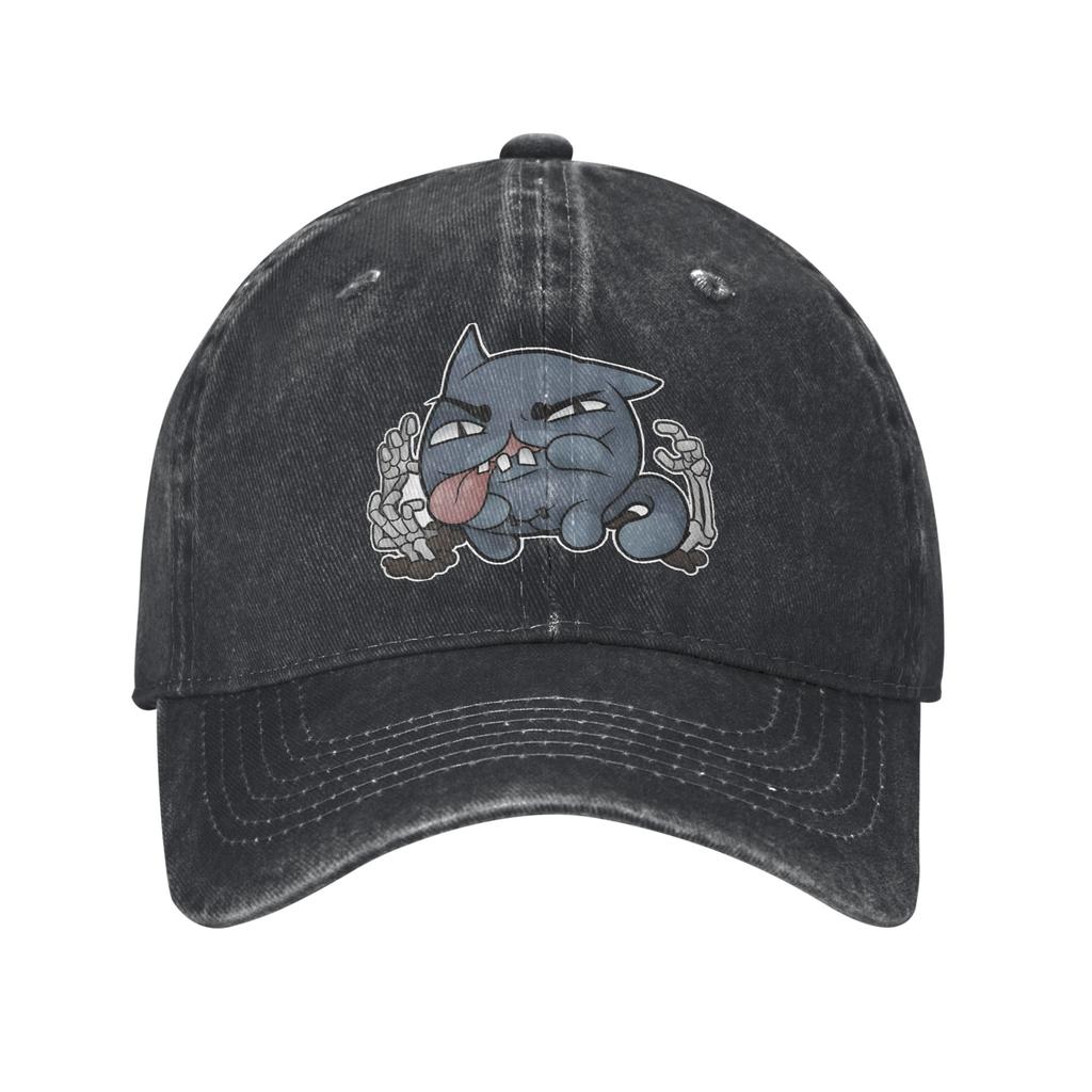 Mewgenics This Cat Is Trash Baseball Cap Retro Distressed Denim  Sun Cap Unisex Outdoor Activities Gift Caps Hat