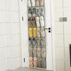 24/28 Grid Shoes Organizer Door Storage Holder Hanging Shoe Rack for Women Men