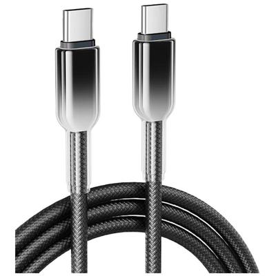 Плетеный кабель Type-C для быстрой зарядки, совместимый с Apple