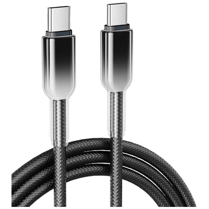 Плетеный кабель Type-C для быстрой зарядки, совместимый с Apple