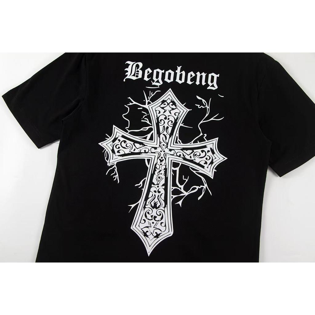 W352 CHROME HEARTS 2025 Summer New High Quality Cotton Round Neck Loose Large Size Men's and Women's T-shirt Couple T-shirt