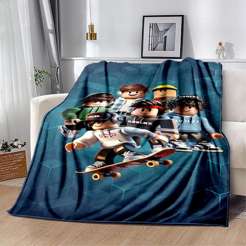 Roblox 243 Blanket Soft & Cozy Great for Sofa Office Chair Livingroom All-Season Use Modern Ideal Gift for Friends Family Couples Picnic