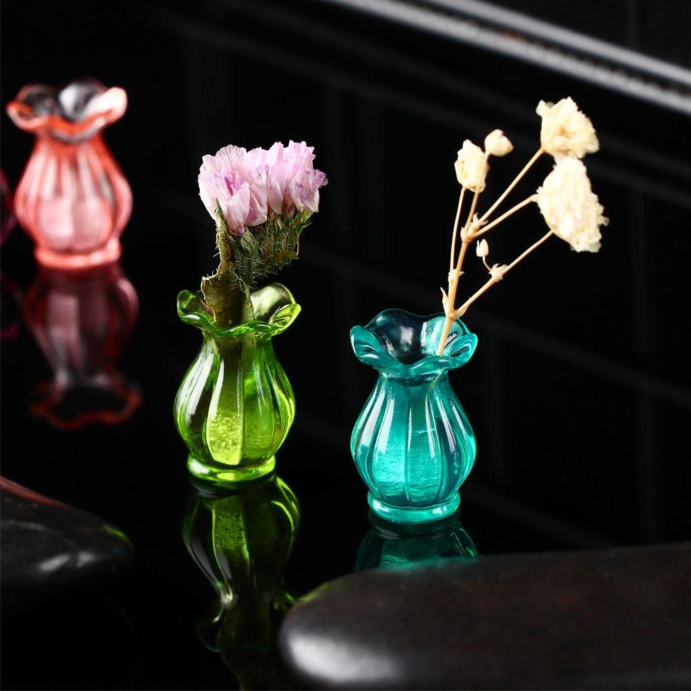 1:12 красочных кухонных украшений, мини-керамический горшок, кукольный домик, декор, миниатюры, ваза