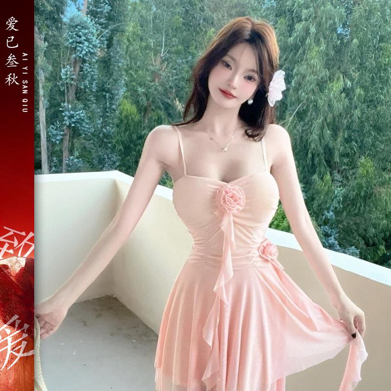 Sex underwear pure desire nightdress new large size suspender chest pad mesh skirt sexy temptation uniform sweet spice dress