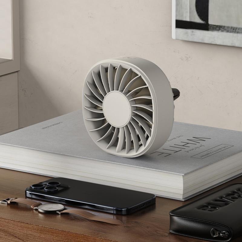 Автомобильный вентилятор USB Автомобильный вентилятор для обдува воздуховода Регулировка Мощный охладитель с подсветкой Вентилятор с 3 скоростями Охлаждение заднего сиденья автомобиля для отвода тепла