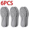 2Pcs/4Pcs Memory Foam Insoles Anti-bacterial Anti-odor and Breathable Insoles Man Sports Shoes Outdoor Sports Running Insoles