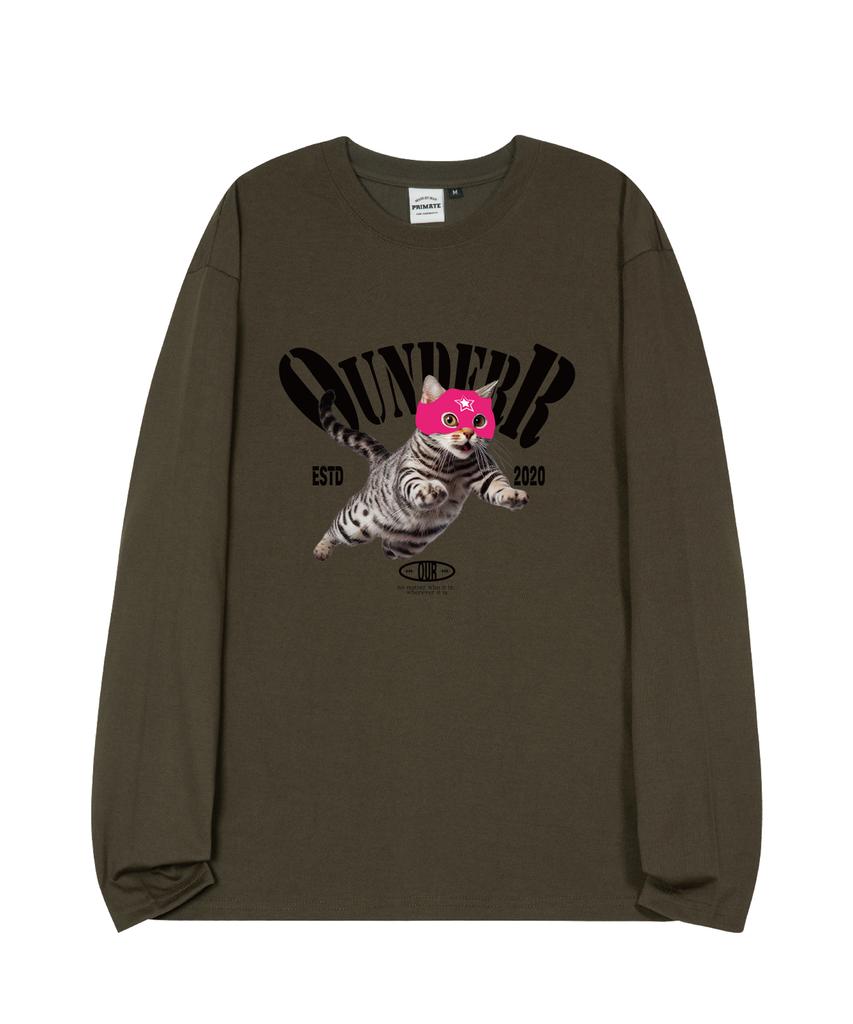 OUNDERR Jump Cat Oversized Long Sleeve 4 Colors