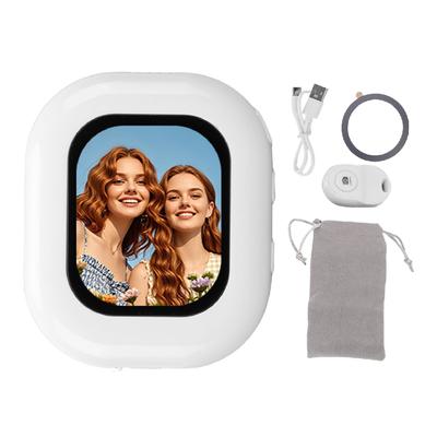 Беспроводной экран для селфи 2,01 дюйма, 2,4G/5G WiFi, магнитный экран на заднюю камеру телефона с пультом дистанционного управления для фотосъемки