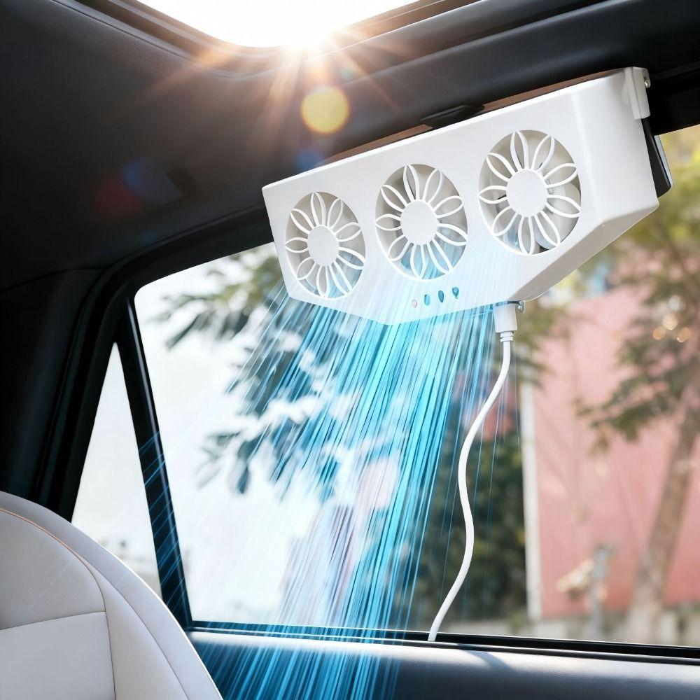 Continuous Operation Window Ventilation Fan Low Energy Consumption Auto Air Vent Vehicle Cooling
