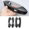 Для VW GOLF 8 MK8 2020 2021 Углеродное волокно 4 шт. Накладки на наружные ручки дверей