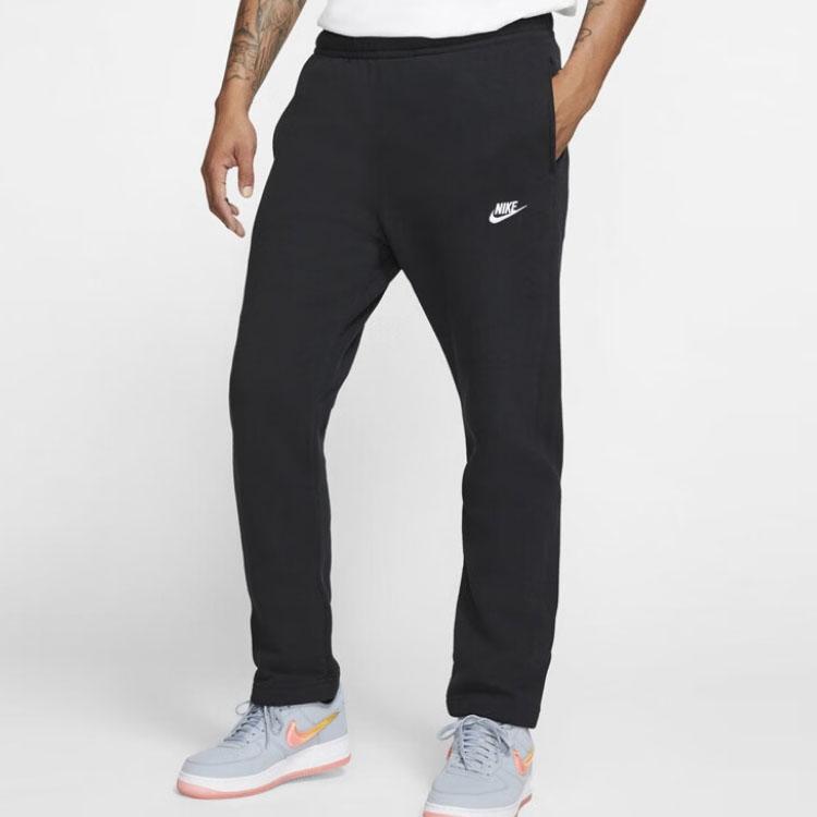 Nike Спортивная одежда Клубные флисовые штаны Черные мужские уличные костюмы BV2707-010