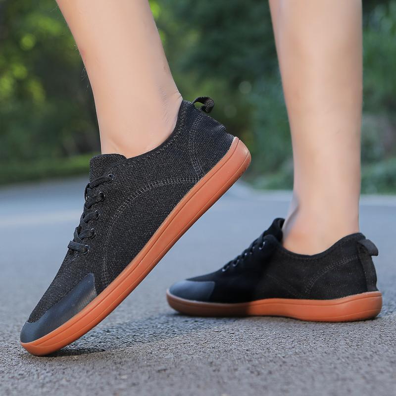 Вязаные сетчатые прогулочные туфли с широким носком, удобные тренировочные кроссовки, обувь для спортзала, фитнеса, спорта, улицы, балетки, повседневная обувь.