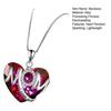 Женское ожерелье с подвеской в виде сверкающего сердца, регулируемая длина, подарок на день матери, ювелирные изделия, аксессуары