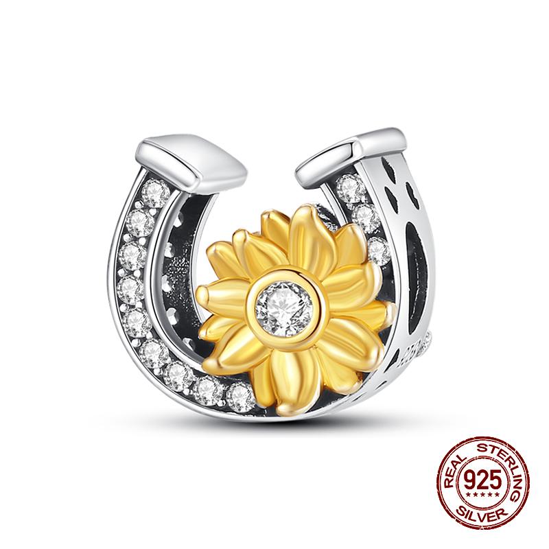 925 Sterling Silver Butterfly Tulip Iris Flower Charms Beads Fit 925 Original Bracelets Fine DIY Valentine Jewelry Gifts