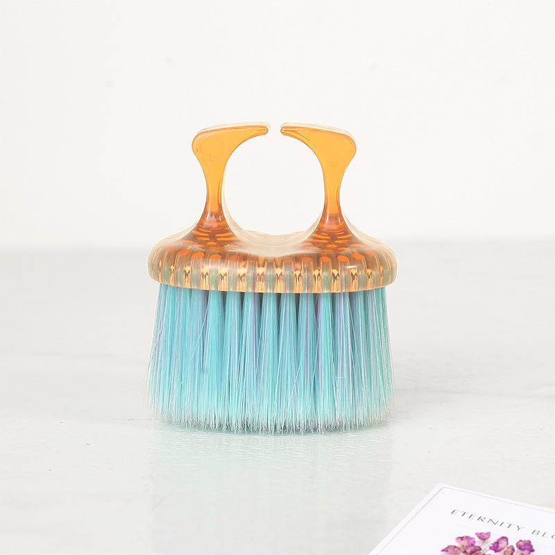 Hair Salon Professional Hair Cutting Cleaning Hair Brush Hairdressing Neck Brush Beard Styling Brush Ring Beard Brush