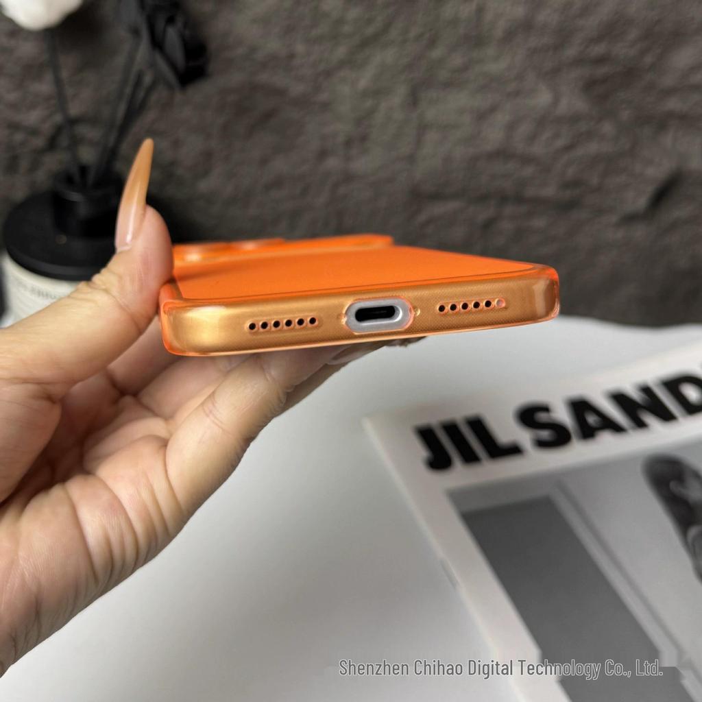 Ультратонкий противоударный чехол для iPhone 17 Pro Max с пленкой для объектива и большим окном