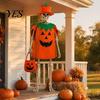 Garden Skull Decor Costume Set, Easy-to-Wear Outdoor Skeleton Outfit, Reinforced Breezy Weather Stitching Durable Cosplay Costume, for Home Courtyard