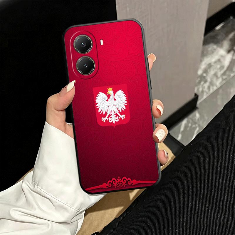 Poland Flag White Red Soft Phone Case for Xiaomi Poco X5 X6 X7 X8 Pro Max X3 F7 F8 Ultra M8 M7 M6 M5 Redmi 15 15C 14C 13C 12C X4