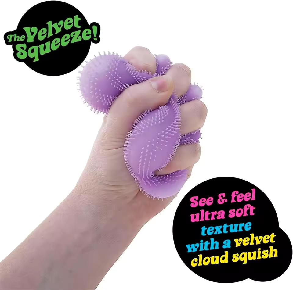 Сенсорная игрушка-антистресс «Клубок» Needoh Сенсорная мягкая игрушка Wonder Waves Текстурный шар-фиджет для снятия стресса для взрослых и детей