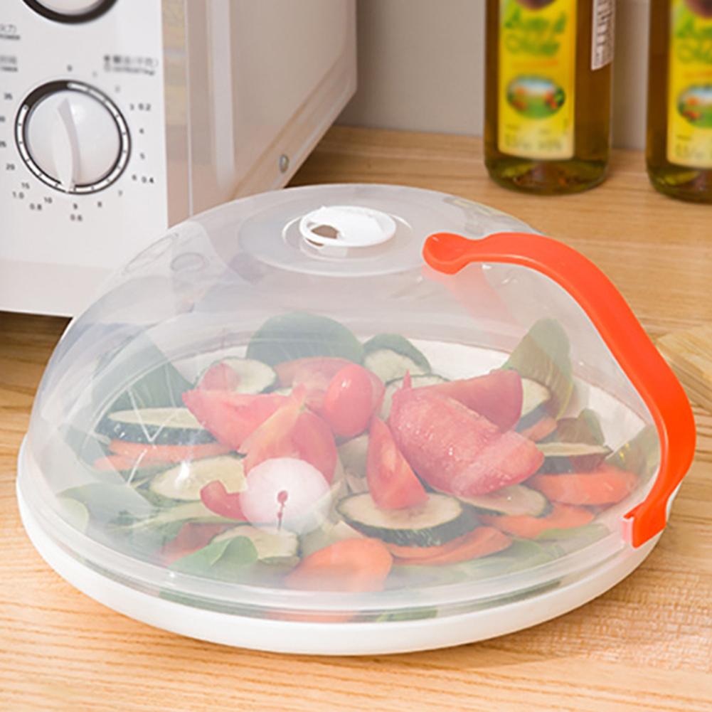 Прозрачная крышка от брызг для микроволновой печи Saft Plastic 10 дюймов Крышка для тарелки в микроволновой печи Защита от брызг Крышка подходит для тарелок и мисок