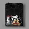 Chaos Khorne Flakes Merch Футболки унисекс Хлопковая футболка Графический принт W-Warhammered 40k Футболка Одежда