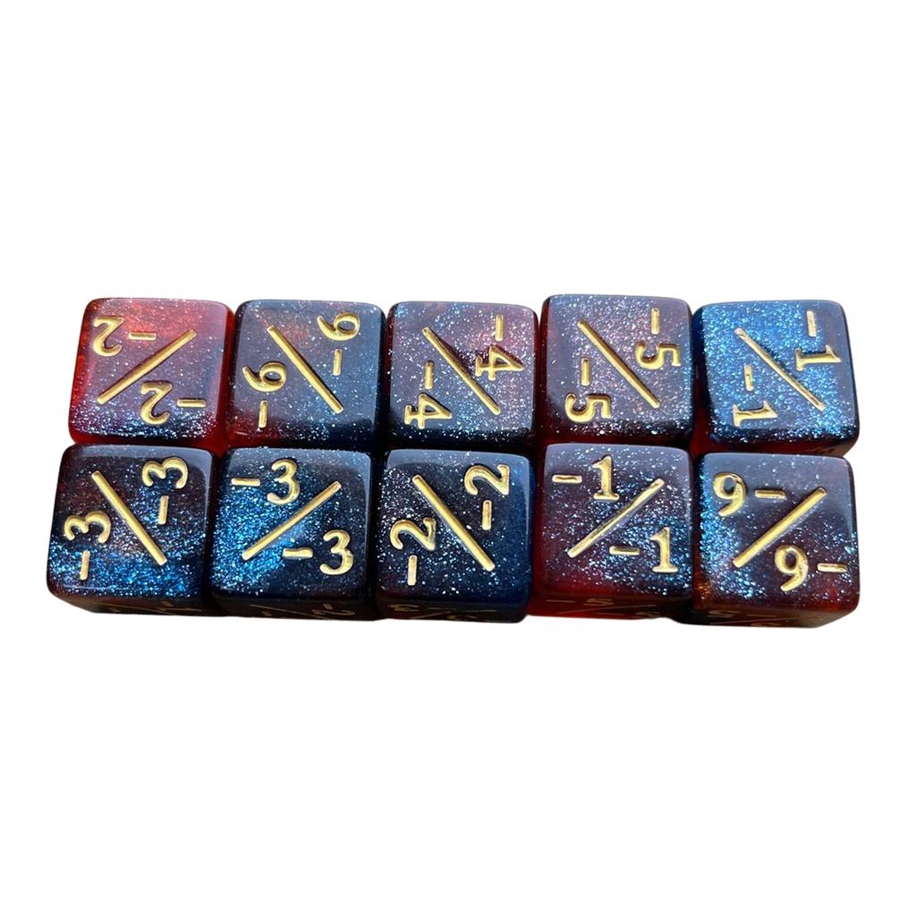 10 шт., кубики с символами, двойные цвета, обучение счету математики, кубики с добавлением вычитания, цифровые кубики, акриловые шестигранные обучающие инструменты