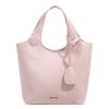 Unique spring-summer date pink handbag, sweet style crossbody bag, simple commuter tote bag, basket bag, bucket bag